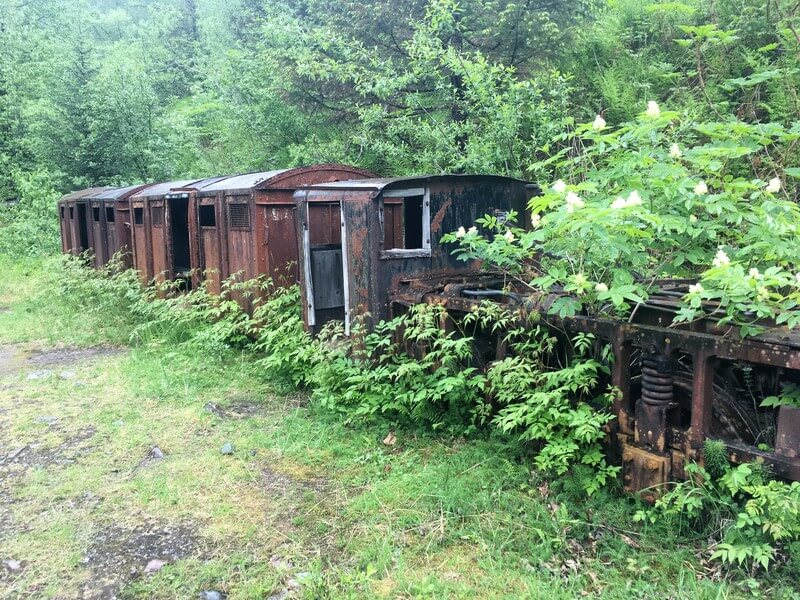 Unplugged-Adventures-Jeep-Tours-Juneau-Gold-Creek-Mine-Old-Rail-Car-www.alaskaunplugged.com