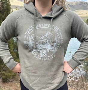 Women’s Dusty Olive Long Sleeve Hoodie Pullover